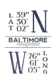 Baltimore Lattitide Baltimore Lattitide